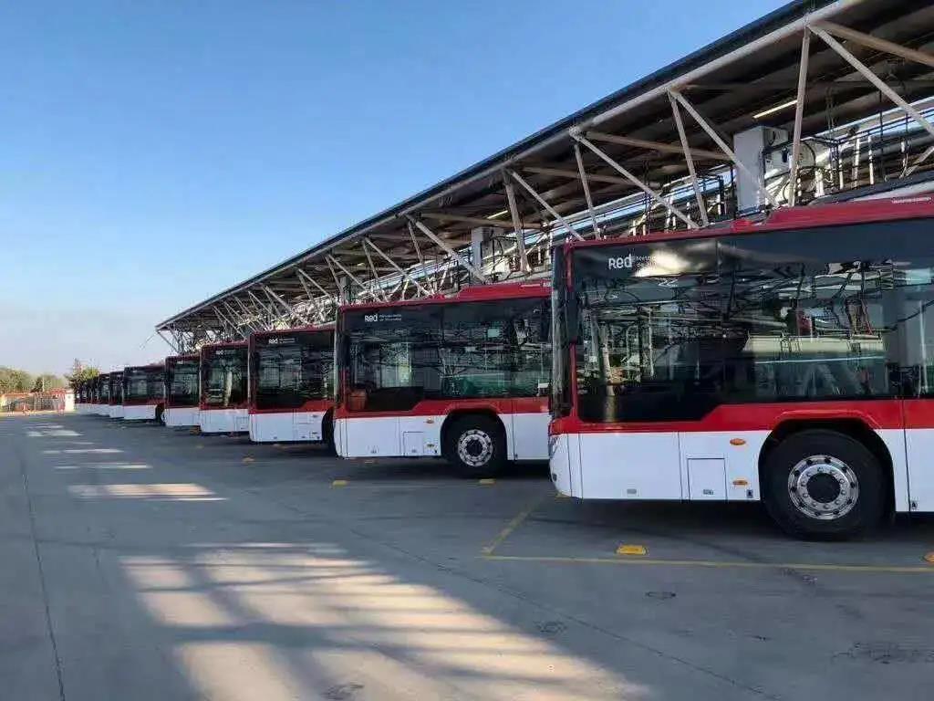 助推智利绿色交通转型升级，100台福田欧辉新能源公交车投入运营