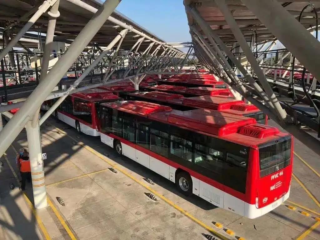 助推智利绿色交通转型升级，100台福田欧辉新能源公交车投入运营