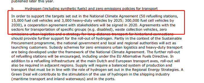 2030年完成30万辆FCEV！荷兰国家氢能政策规划发布