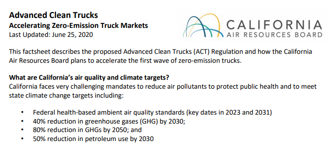 美国加州通过卡车零排放法规，中国氢能企业如何跟上市场节奏？