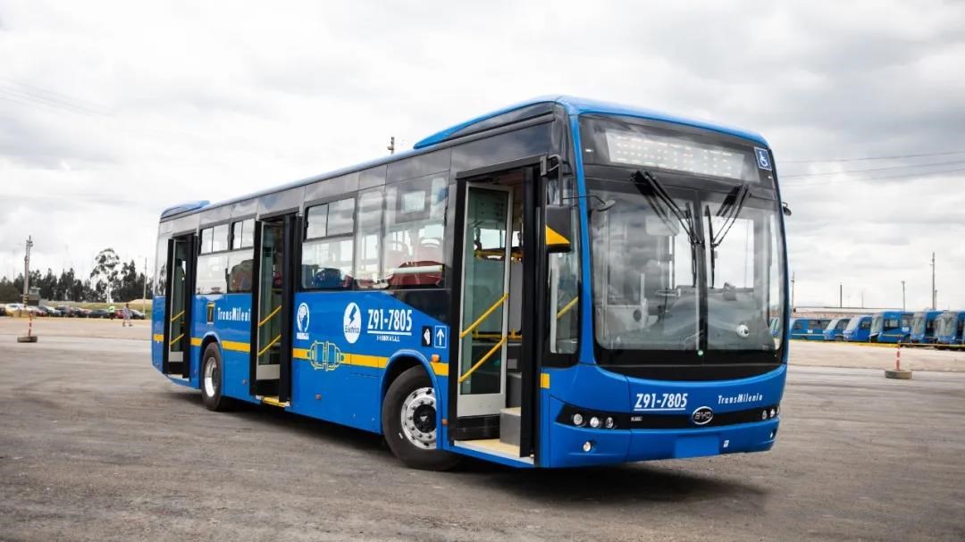 2021开门红！比亚迪再获哥伦比亚596台纯电动巴士订单