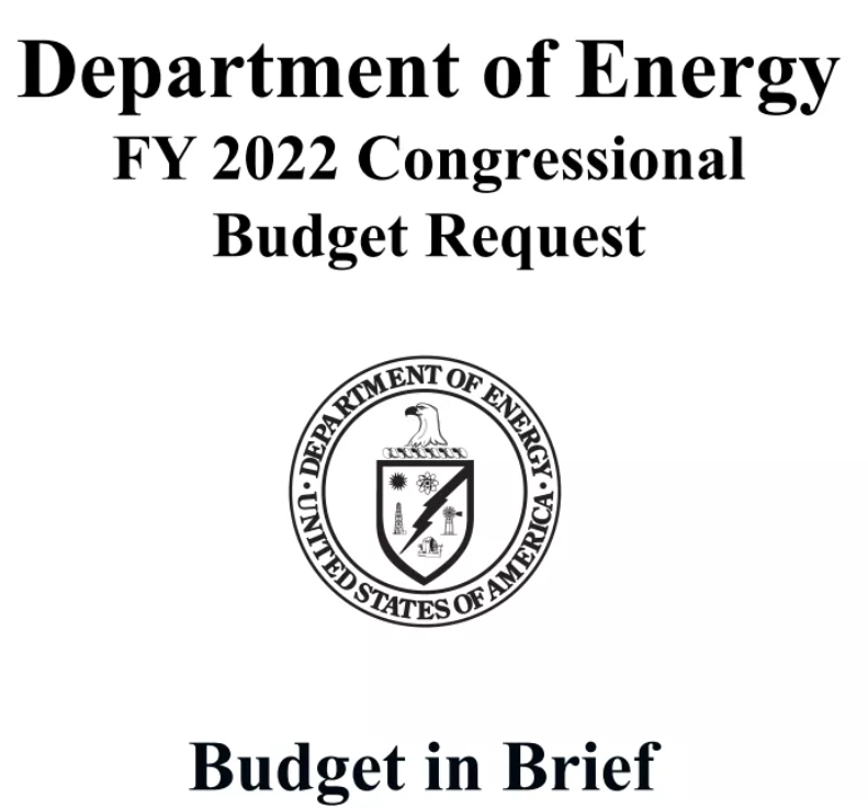 拜登政府公布2022财年能源部462亿美元预算纲要