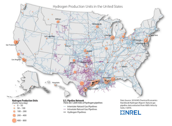 美国能源部发布《国家清洁氢战略与路线图》（草案）