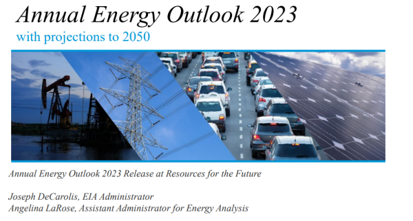 美国能源信息署发布《年度能源展望2023》