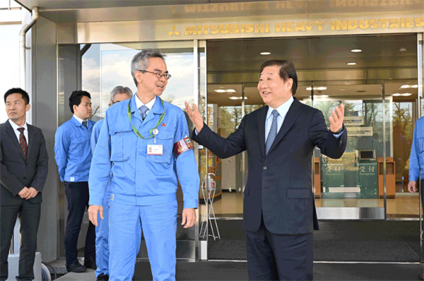 谭旭光率团队访问日本三菱重工业集团