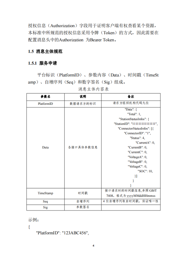 《安徽省充换电基础设施综合监管服务平台数据接入技术规范》征求意见