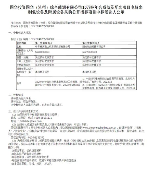 1000Nm³/h降至400多万，电解槽价格战再燃！