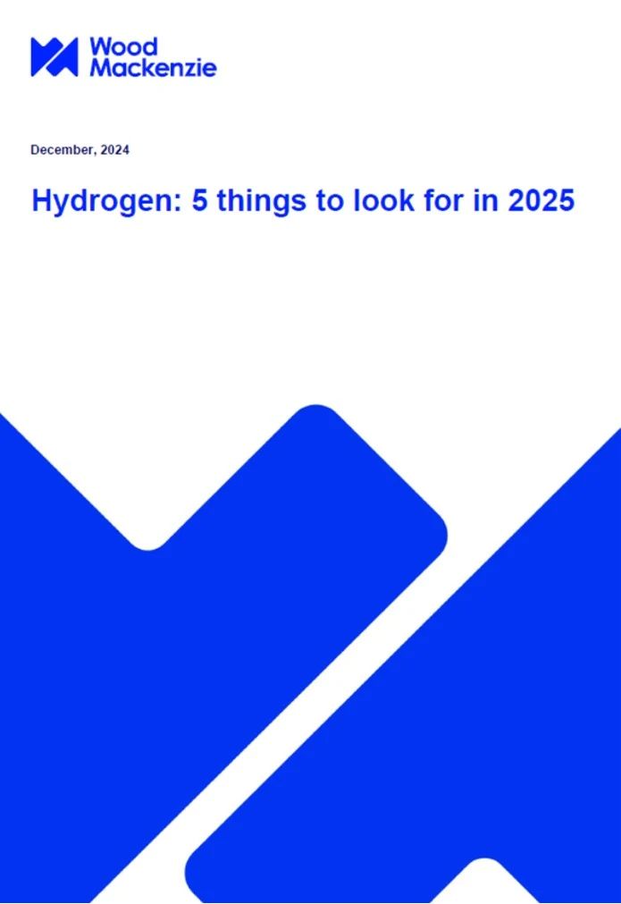 伍德麦肯兹：2025 年氢能行业五大发展趋势Hydrogen: 5 things to look for in 2025