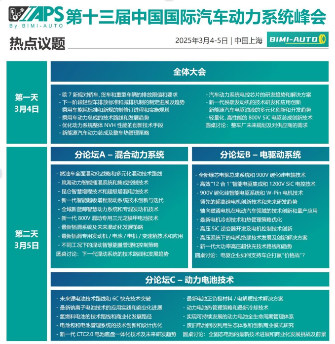 IAPS 2025：解锁未来动力系统，领航电气化新时代！