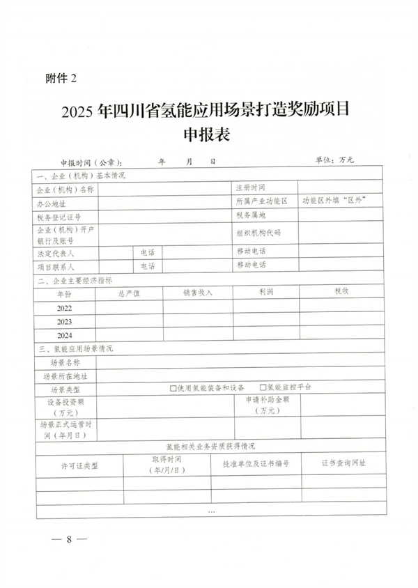速报！成都氢能产业链激励兑现申报通道正式开放