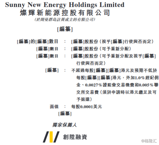 锂离子电池产品生产商灿辉新能源递交港股上市申请_